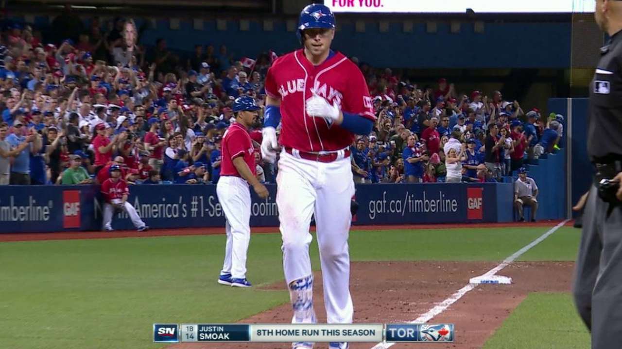 Smoak's solo home run