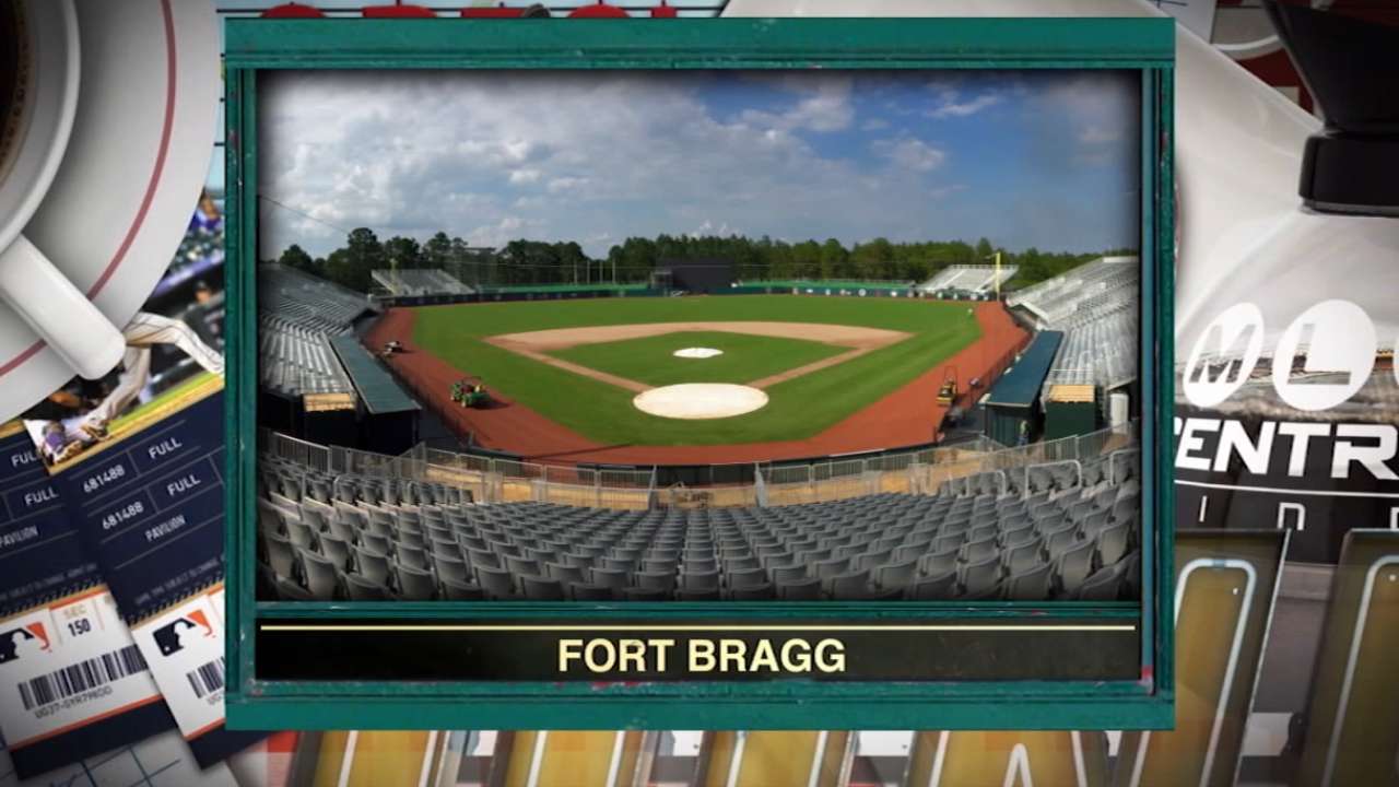 First Base: Fort Bragg Game unprecedented