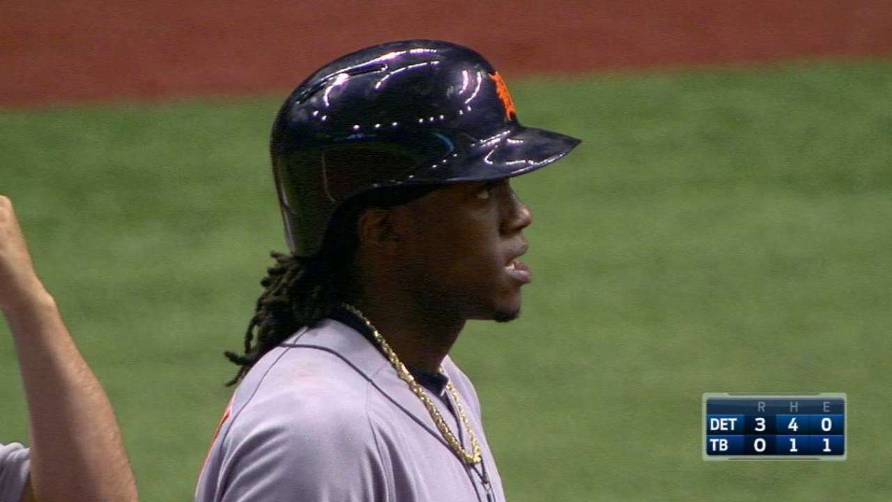 Maybin's two-run single
