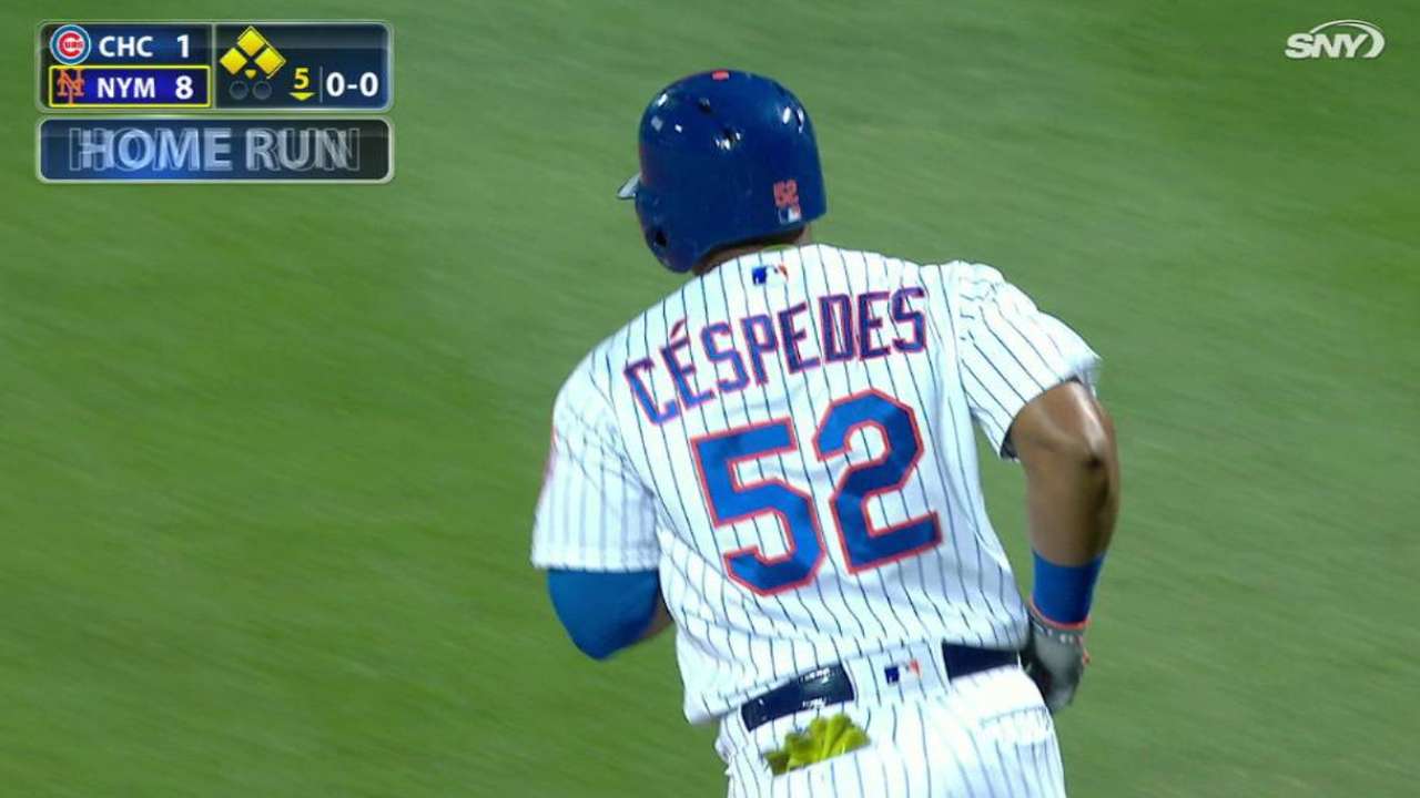 Céspedes, Cabrera la vuelan y los Mets apalean a Cachorros