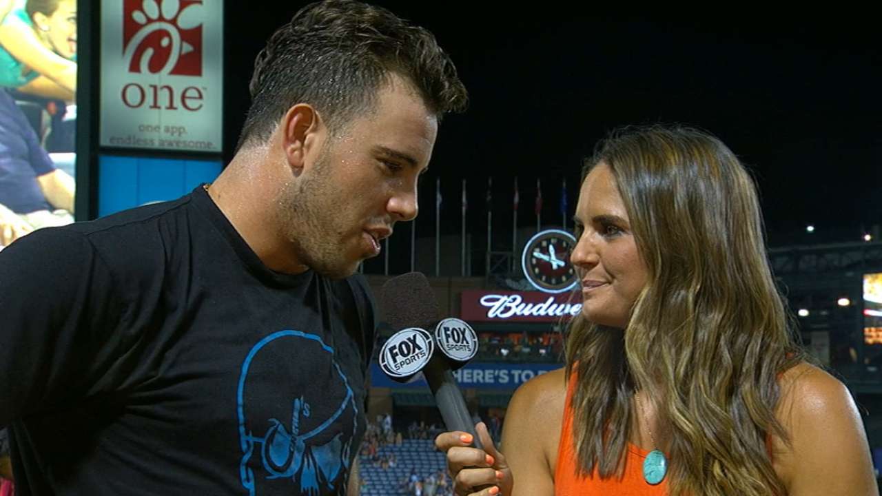 Fernandez on clutch hit