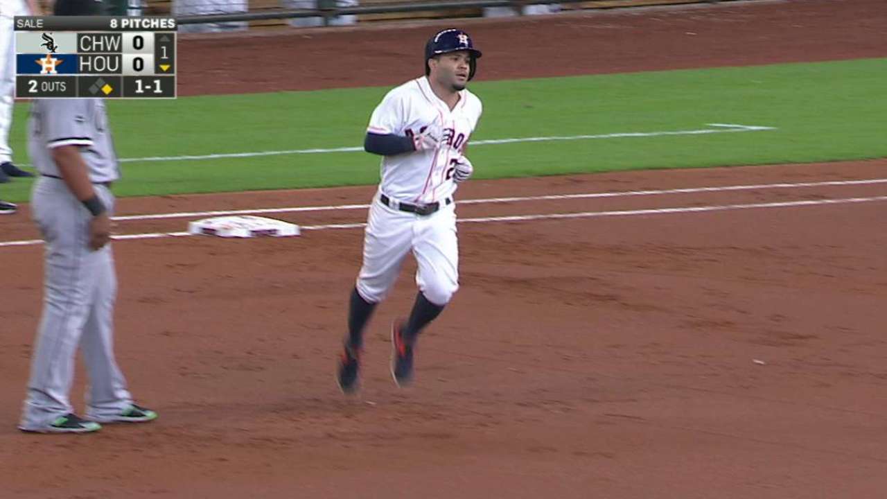 Altuve's solo home run
