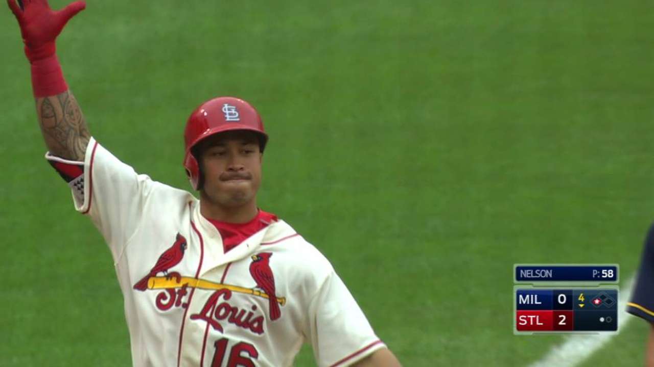 Wong's two-run triple