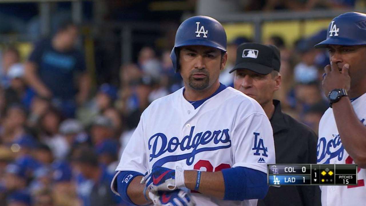 Adrian's RBI single