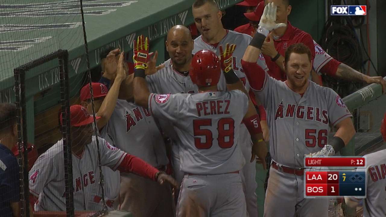 Bad to the Cron: Angels score what at Fenway?