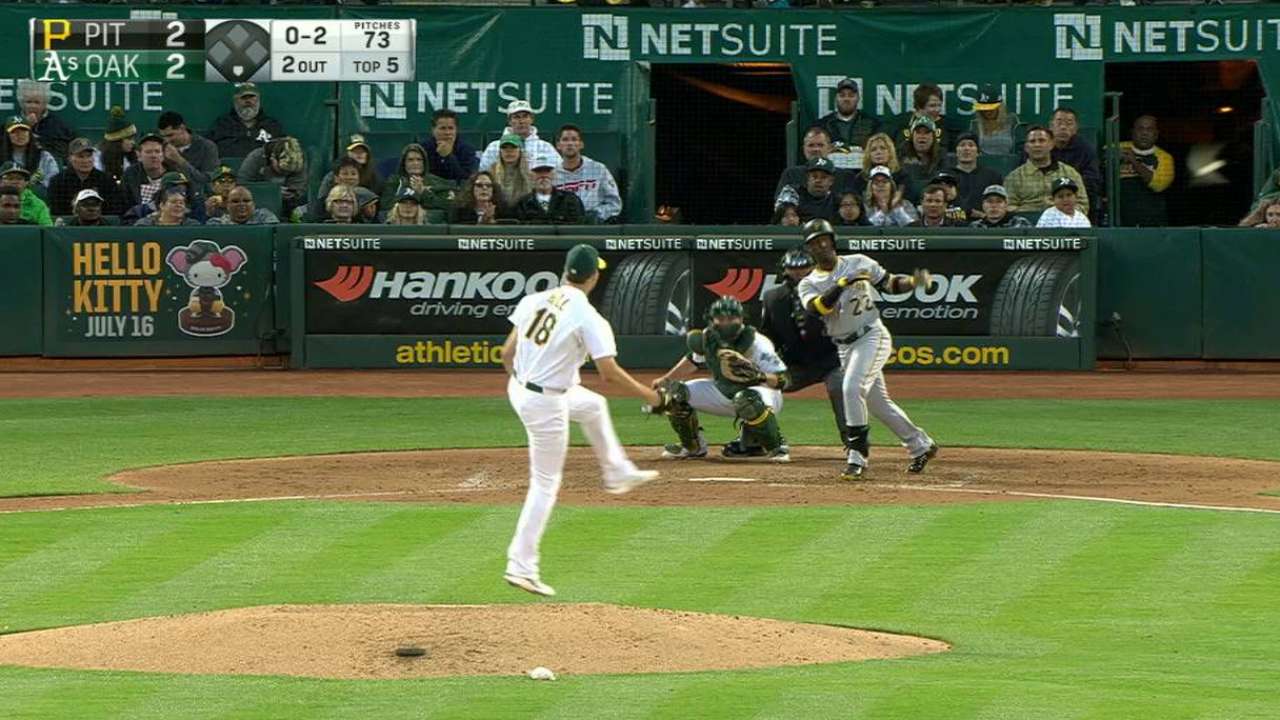 Hill strikes out the side