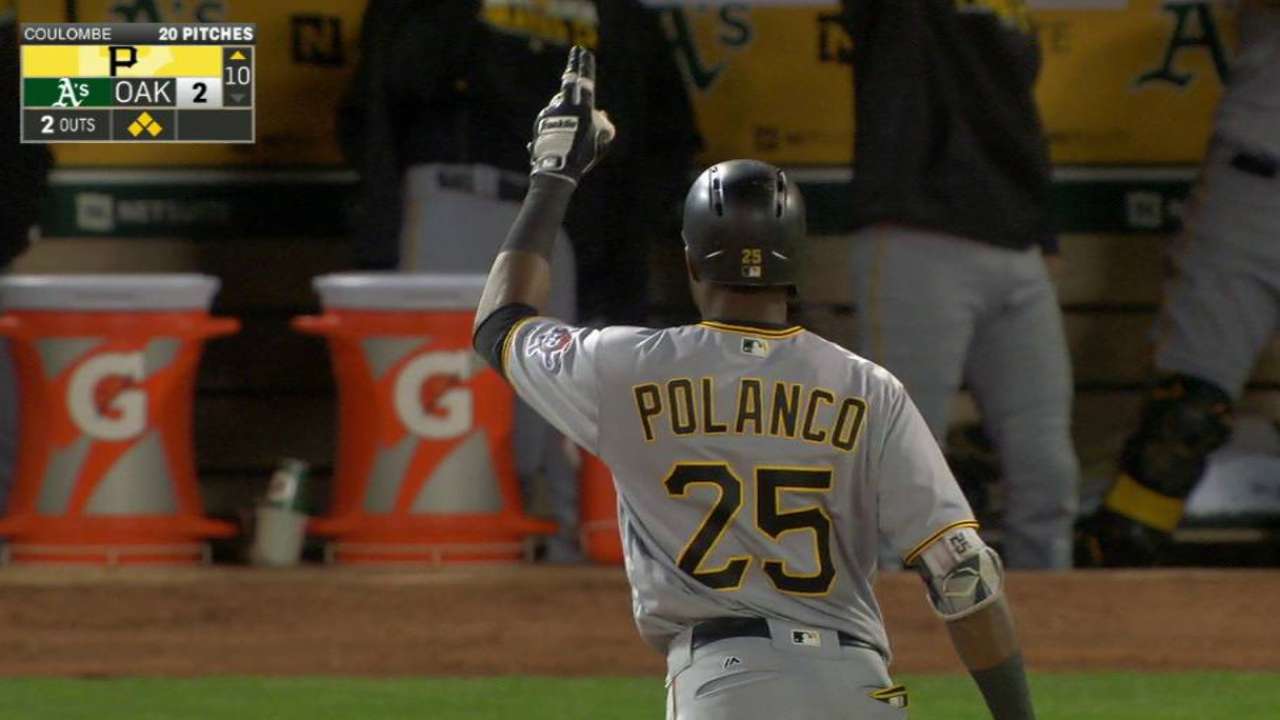 Polanco's RBI single