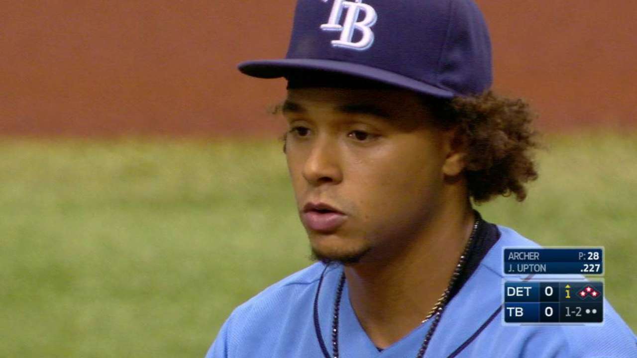 Cash encouraged by Archer's outing vs. Tigers
