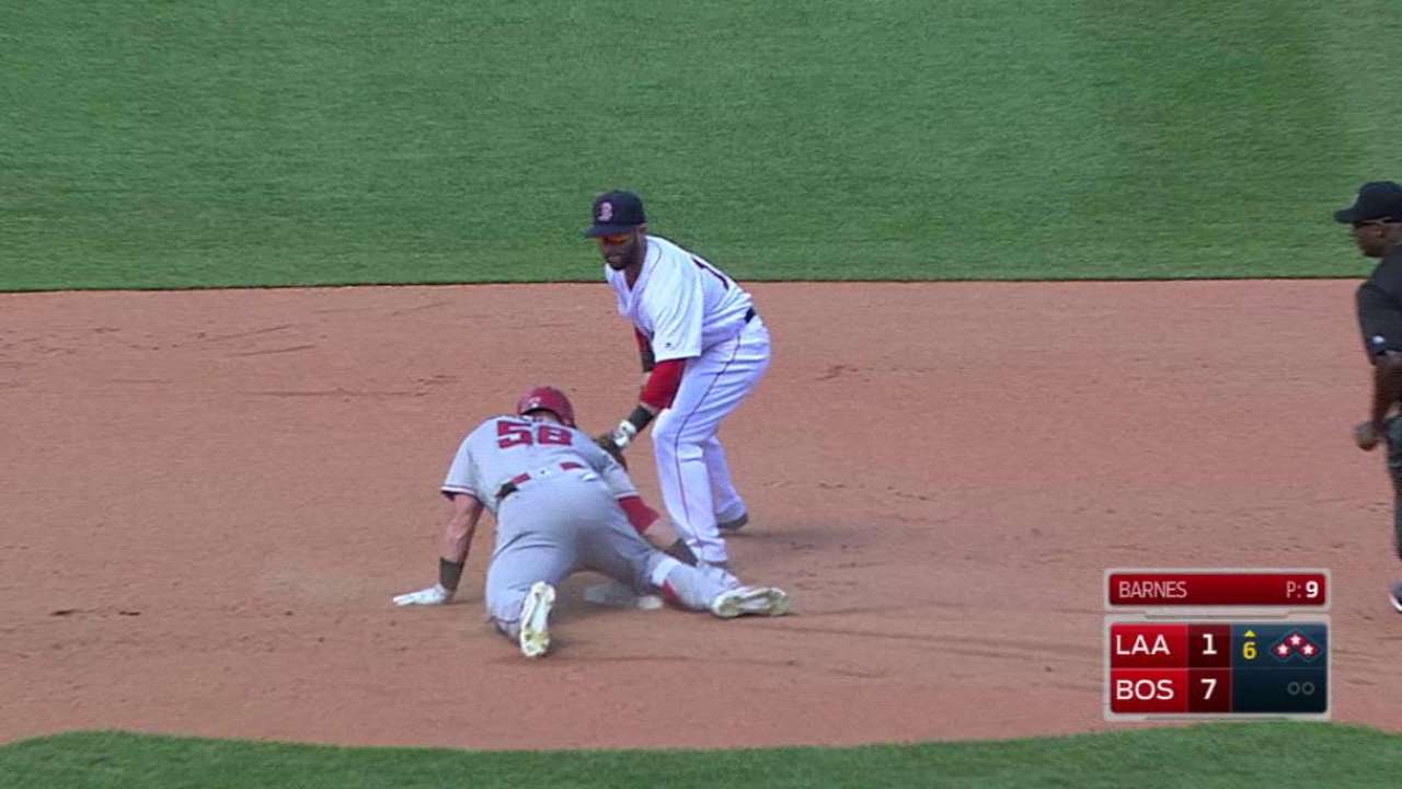Calhoun's RBI double