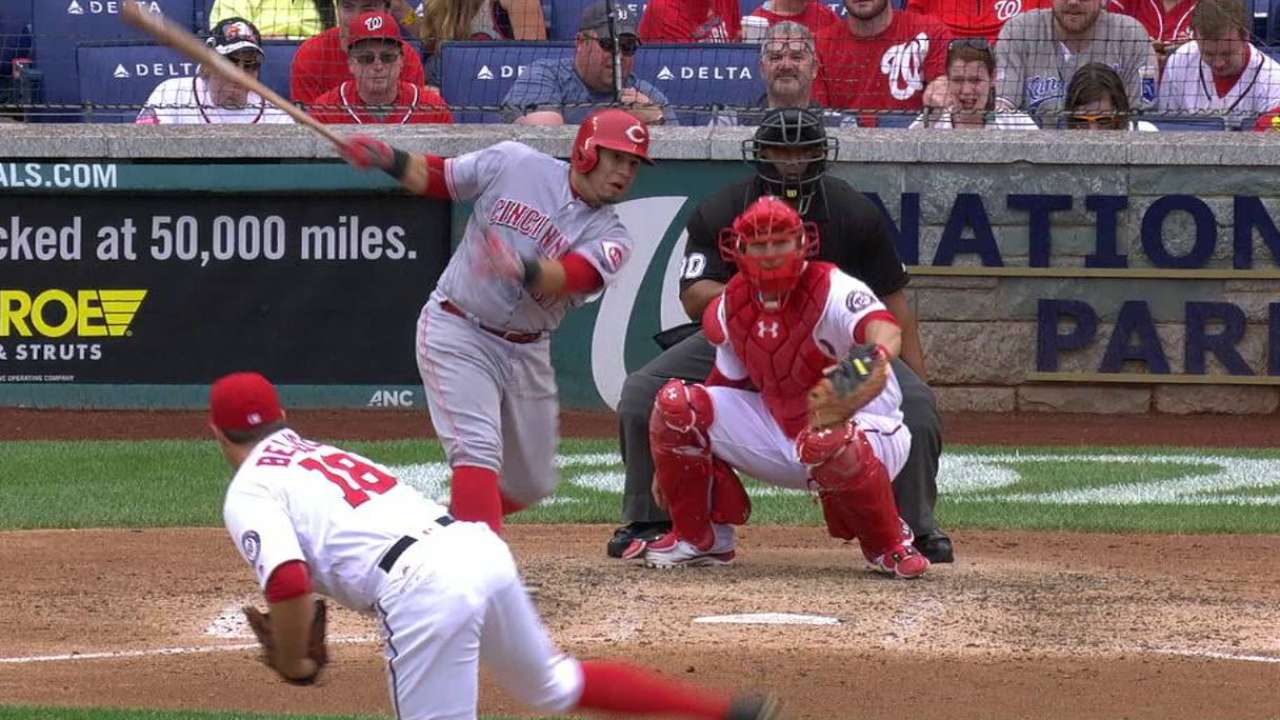 Cabrera breaks up no-hitter