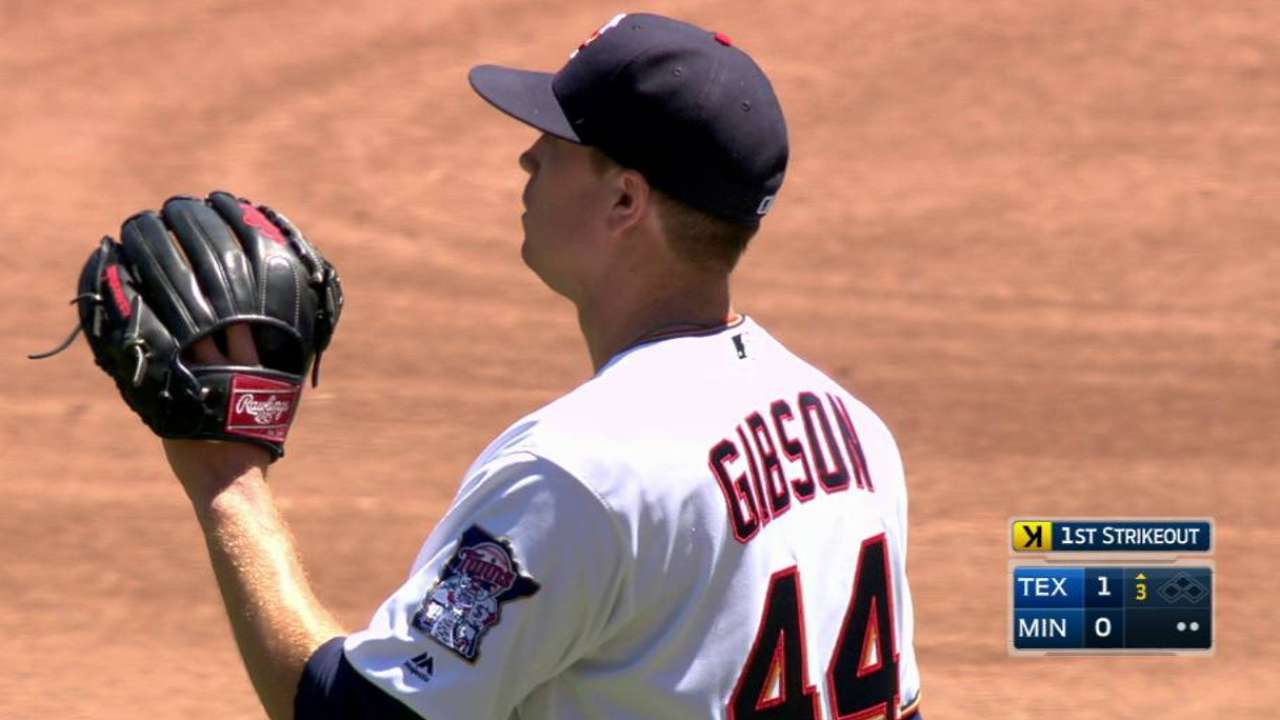 Gibson strikes out Choo
