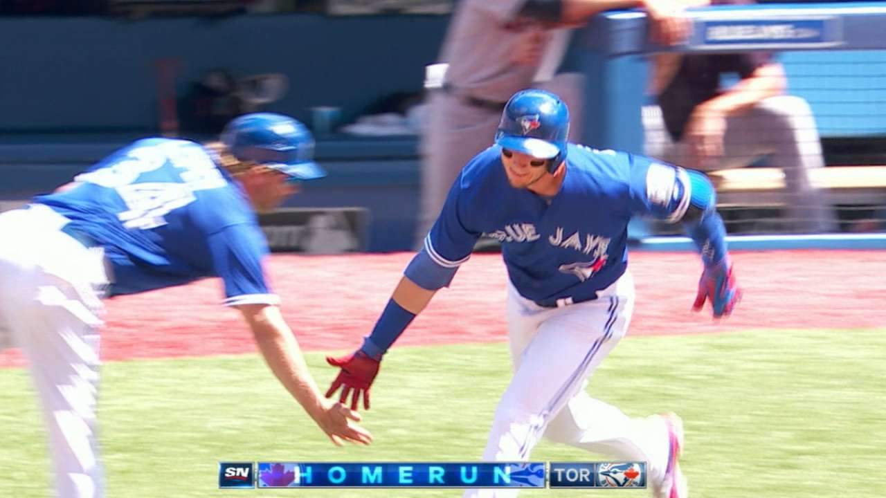Blue Jays' eight-run 6th inning