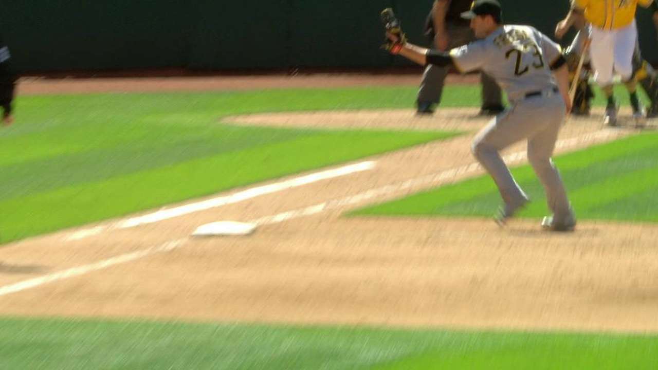 Freese starts double play