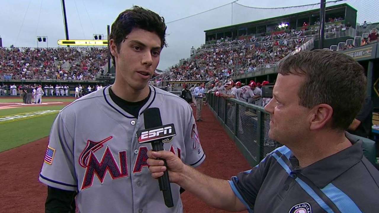 Yelich on brother, Fort Bragg