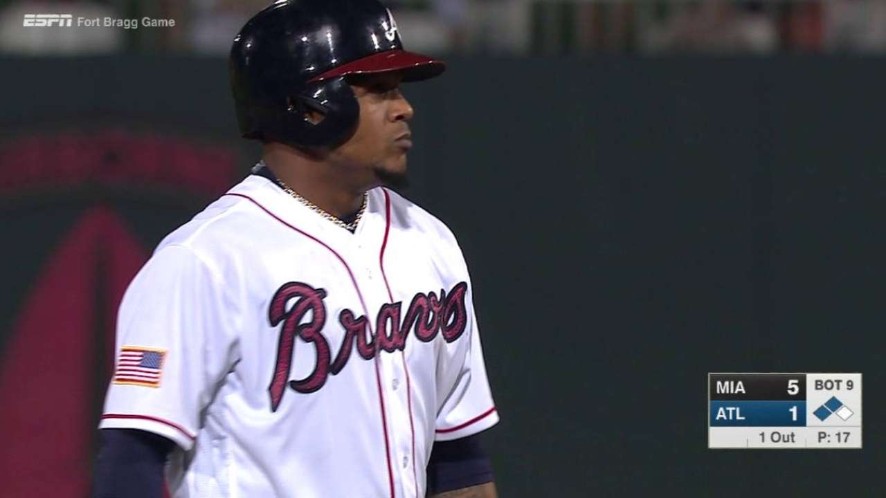 Aybar's RBI double