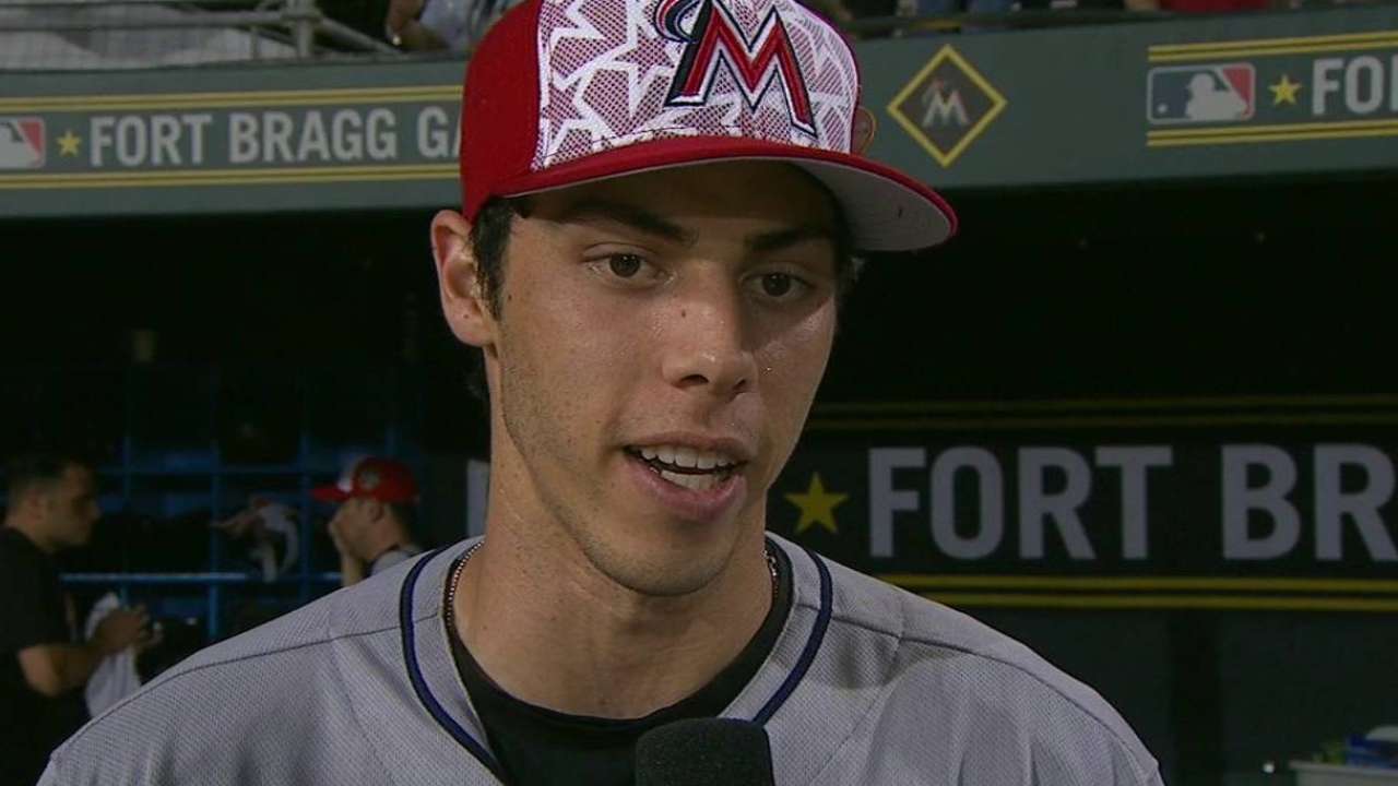 Yelich, Realmuto make mark on historic night