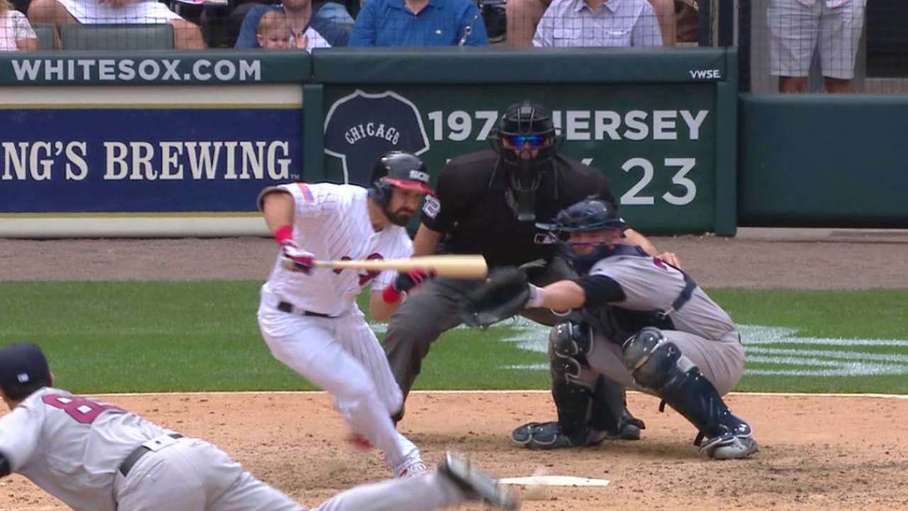 Eaton's bunt single
