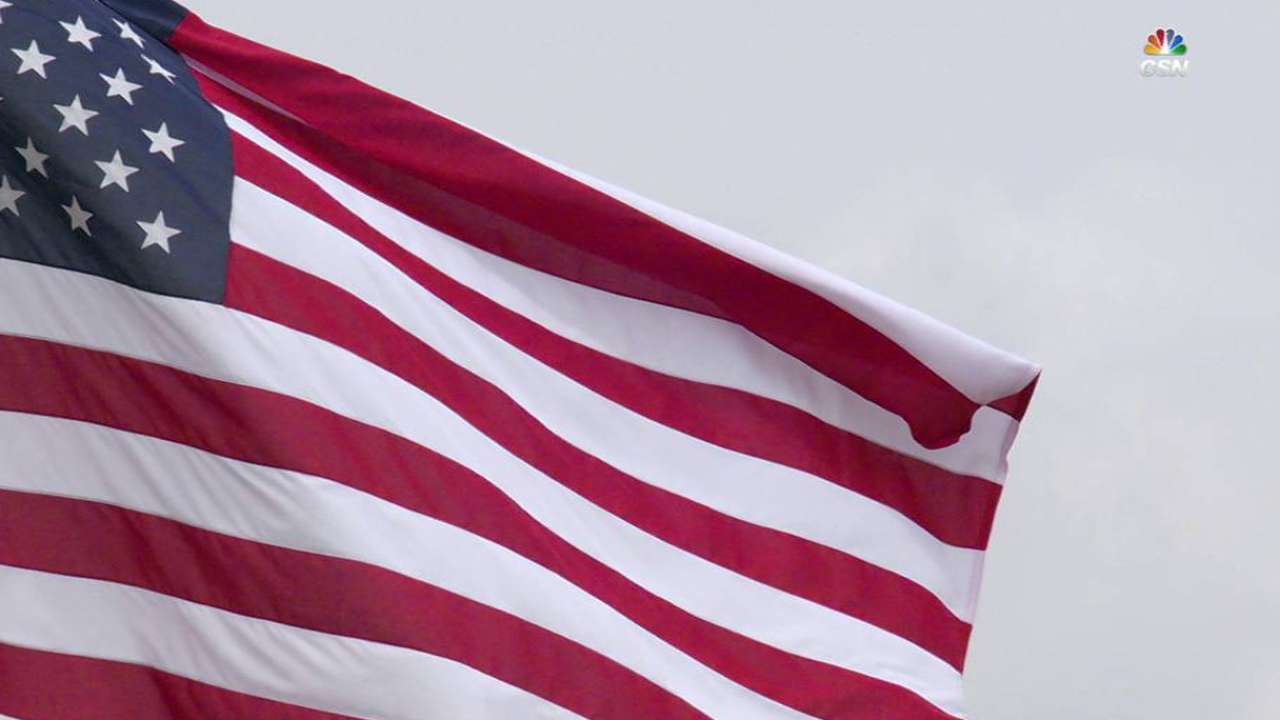 Phillies honor veterans on Independence Day
