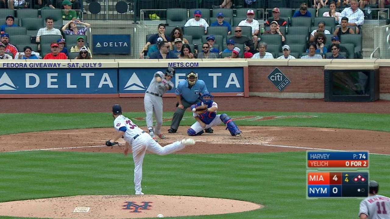 Yelich's two-run single
