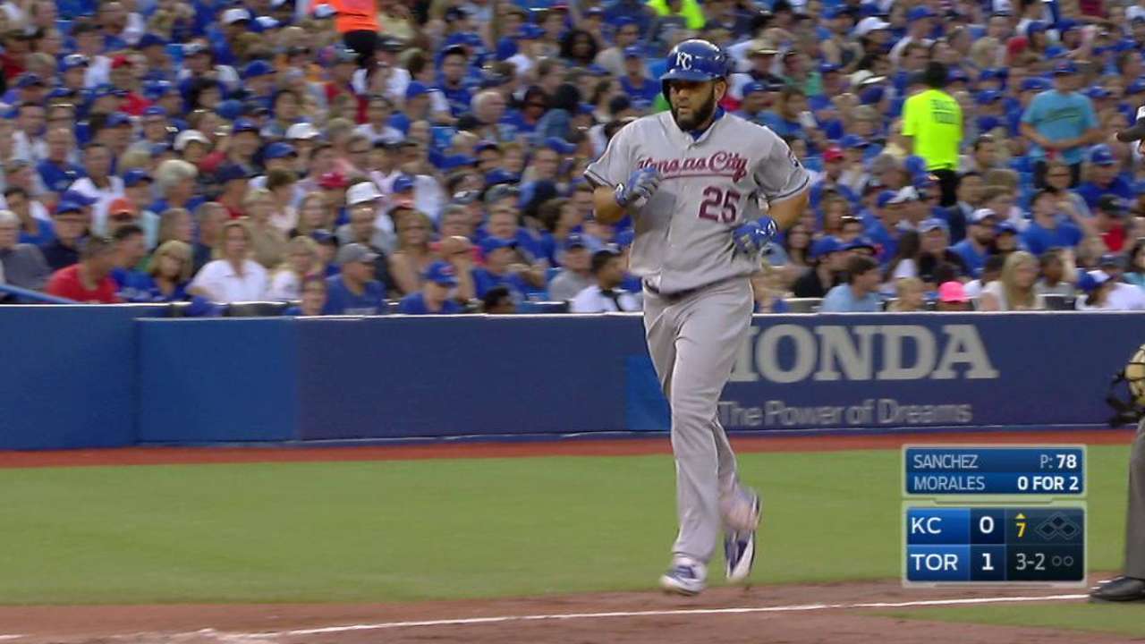 Morales' game-tying homer