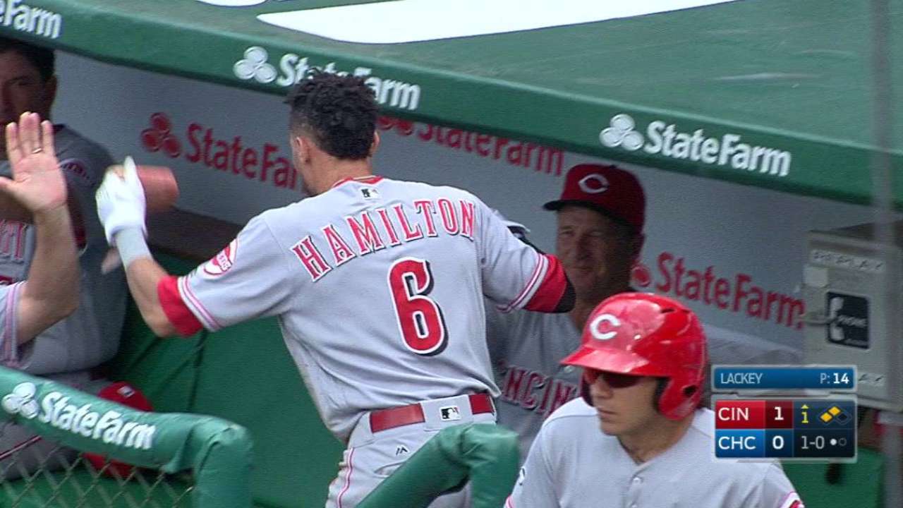 Hamilton gets two on passed ball