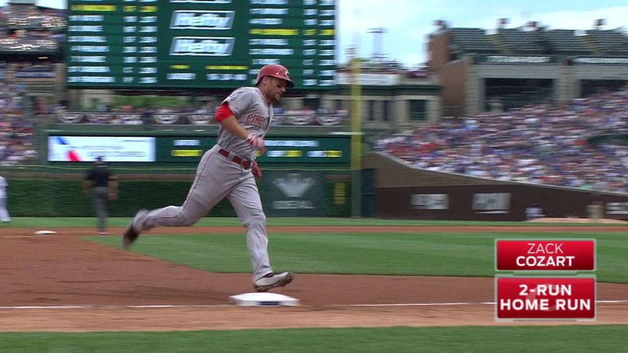 Cozart's two-run home run