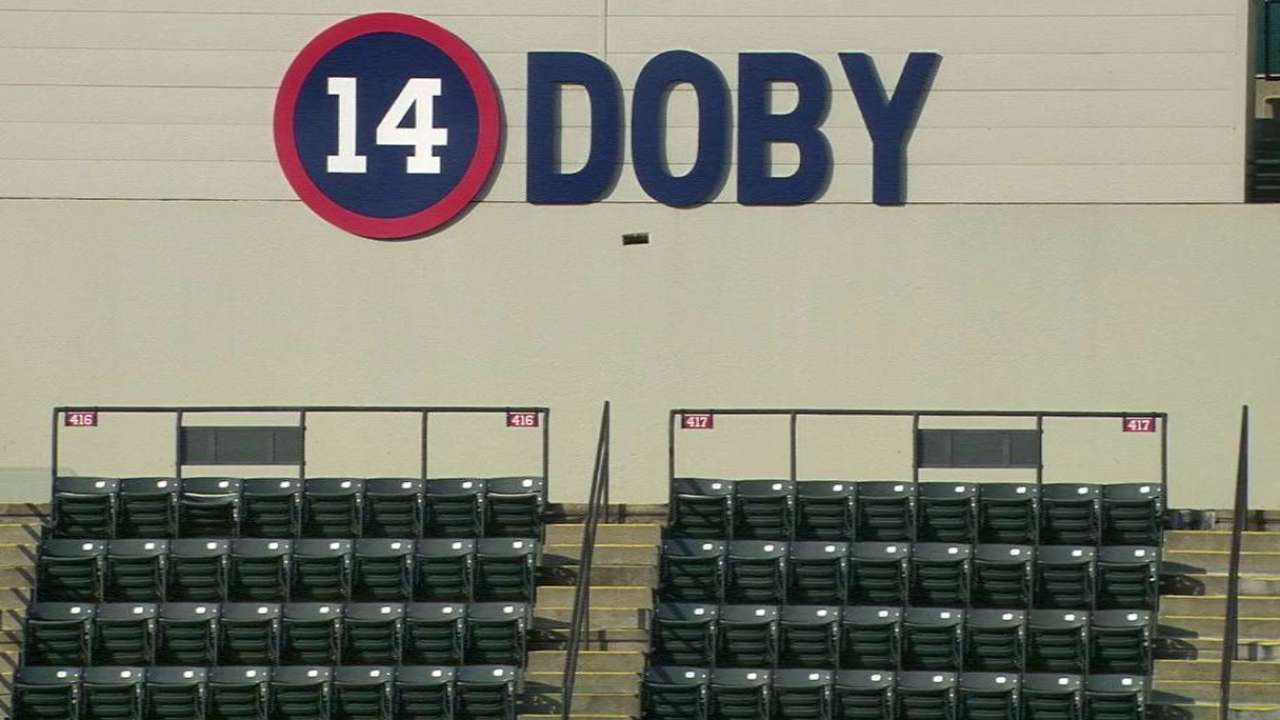 Davis on Doby