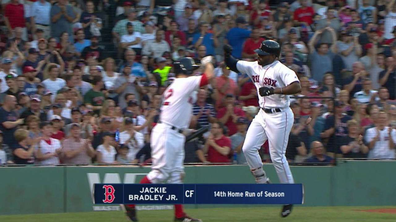 Bradley Jr.'s solo home run