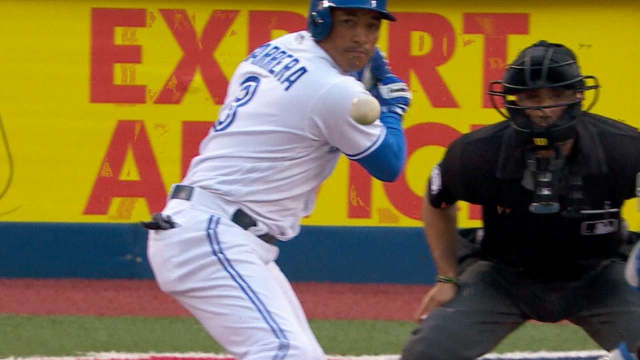 Blue Jays five-run 3rd inning