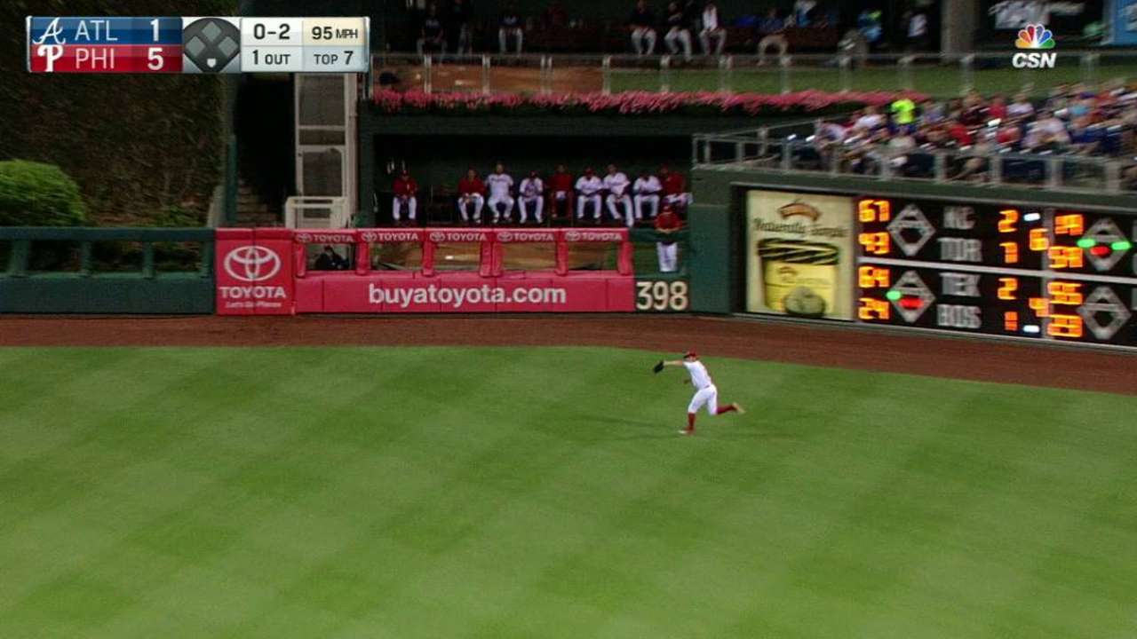 Bourjos' running grab