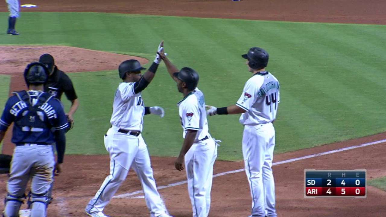 D-backs ride Weeks' HR to victory