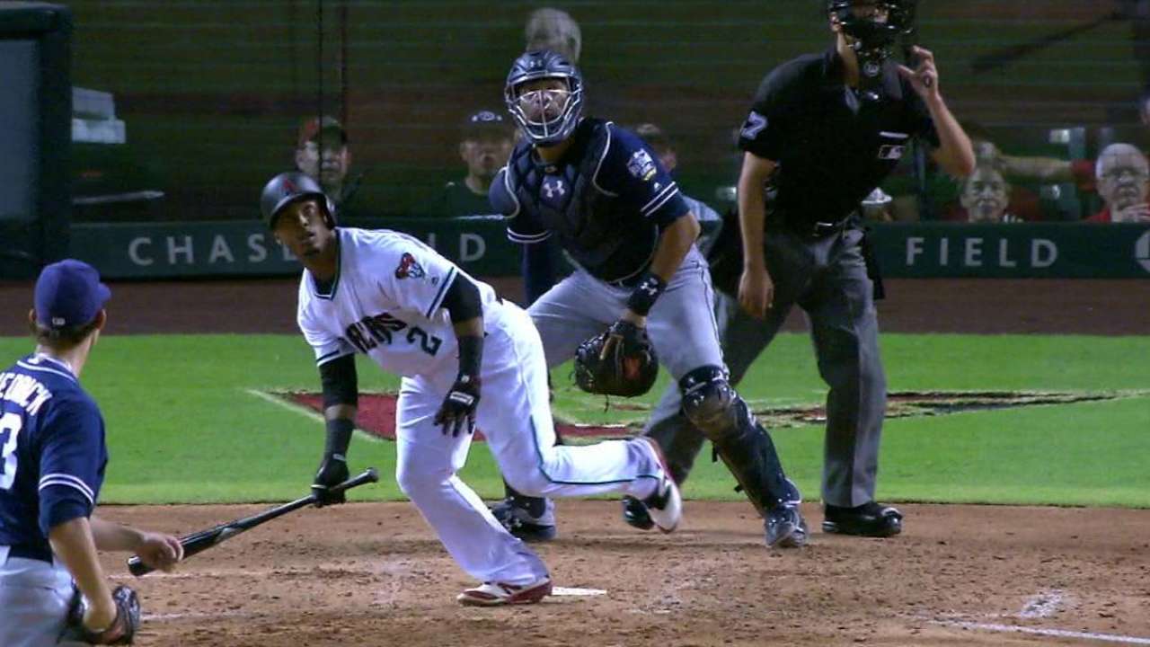 Jonrón de Weeks fue clave en triunfo de los D-backs