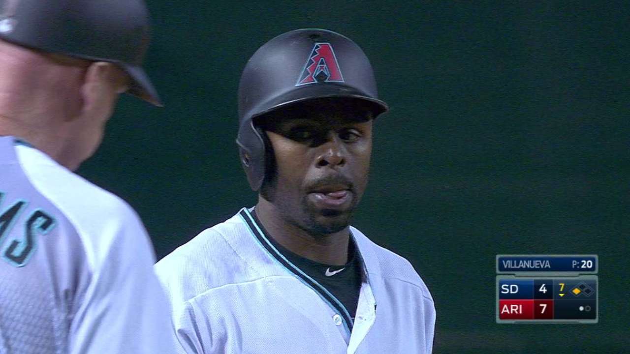Bourn's RBI triple
