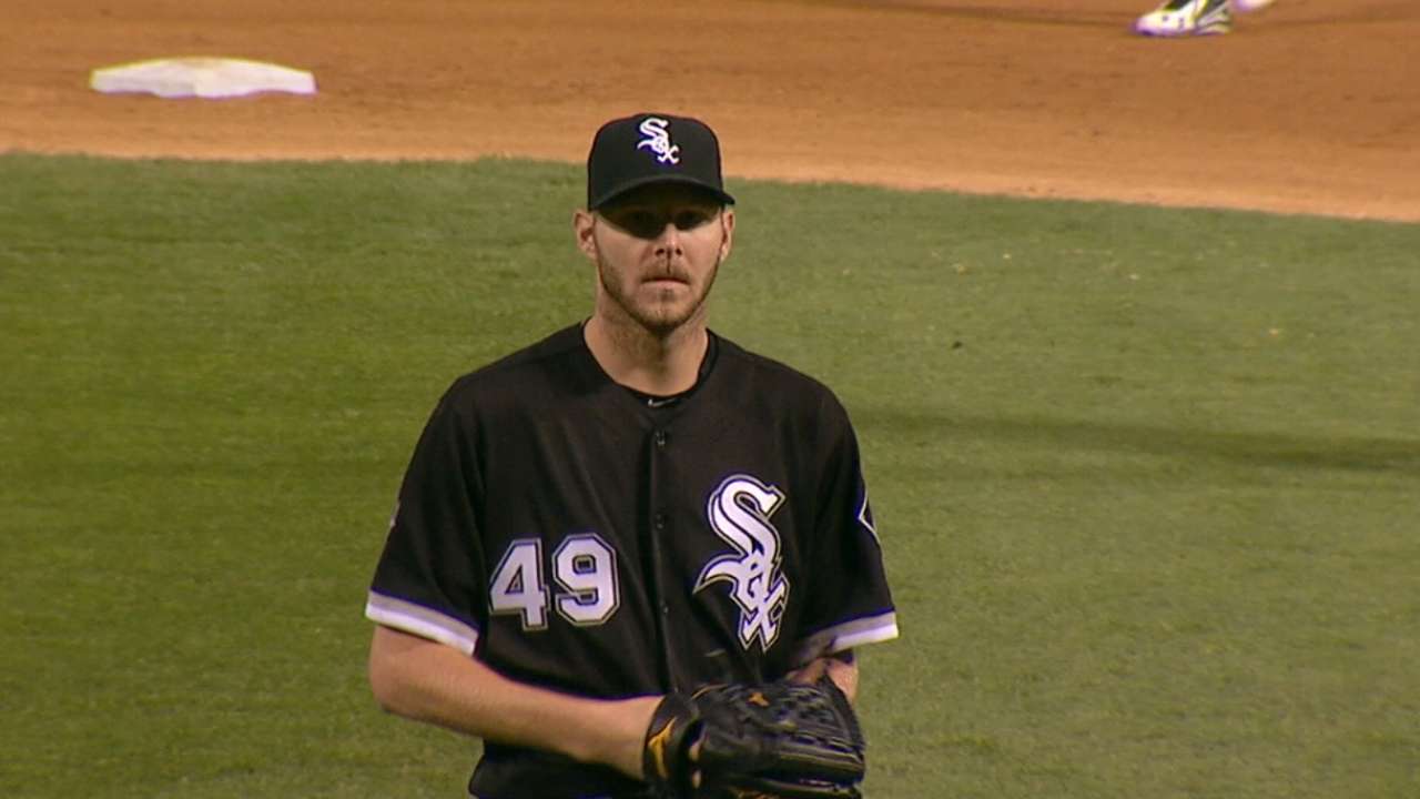 Sale named a 2016 AL All-Star
