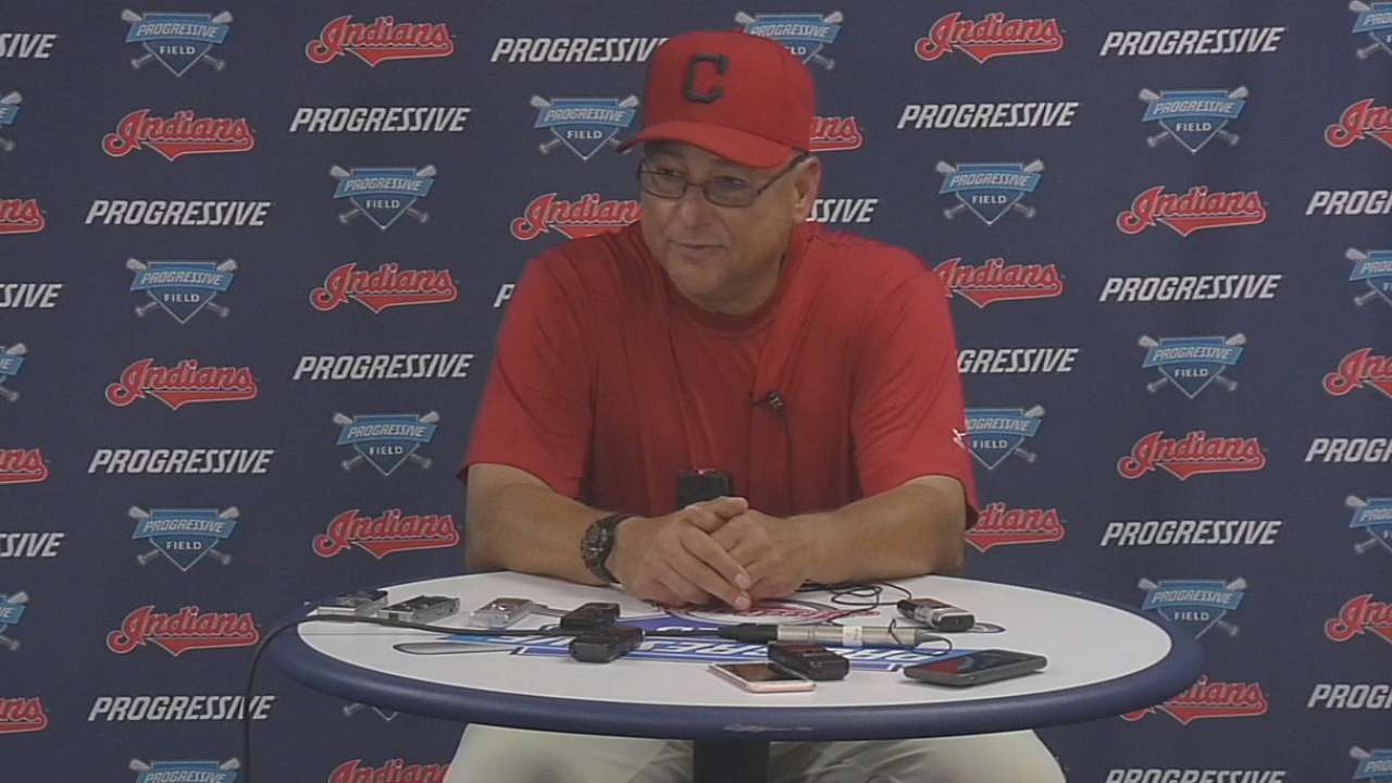 Indians not sweating 1st loss of '16 to Tigers