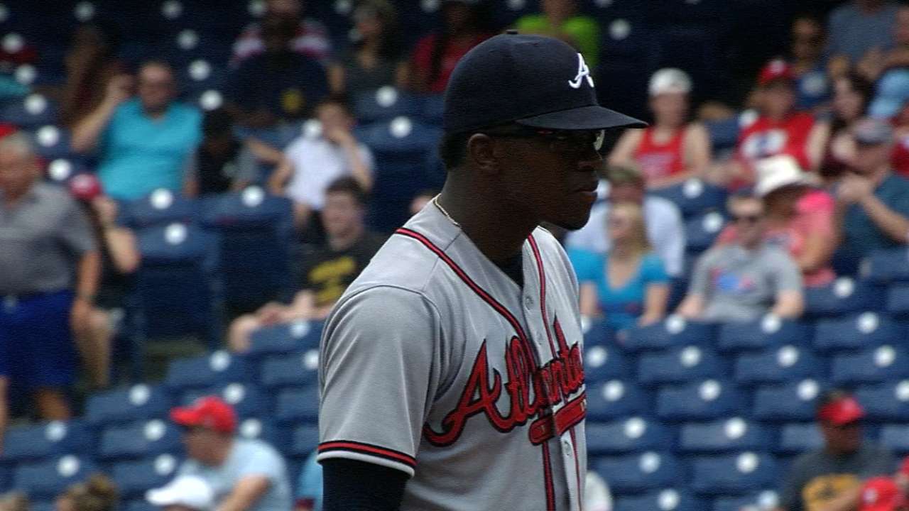 Snitker pleased with Jenkins in 1st MLB start