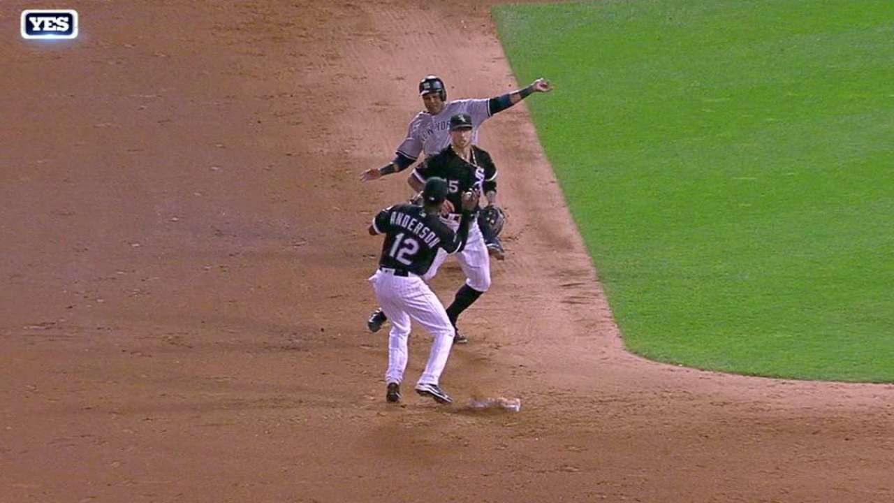 Castro safe at second