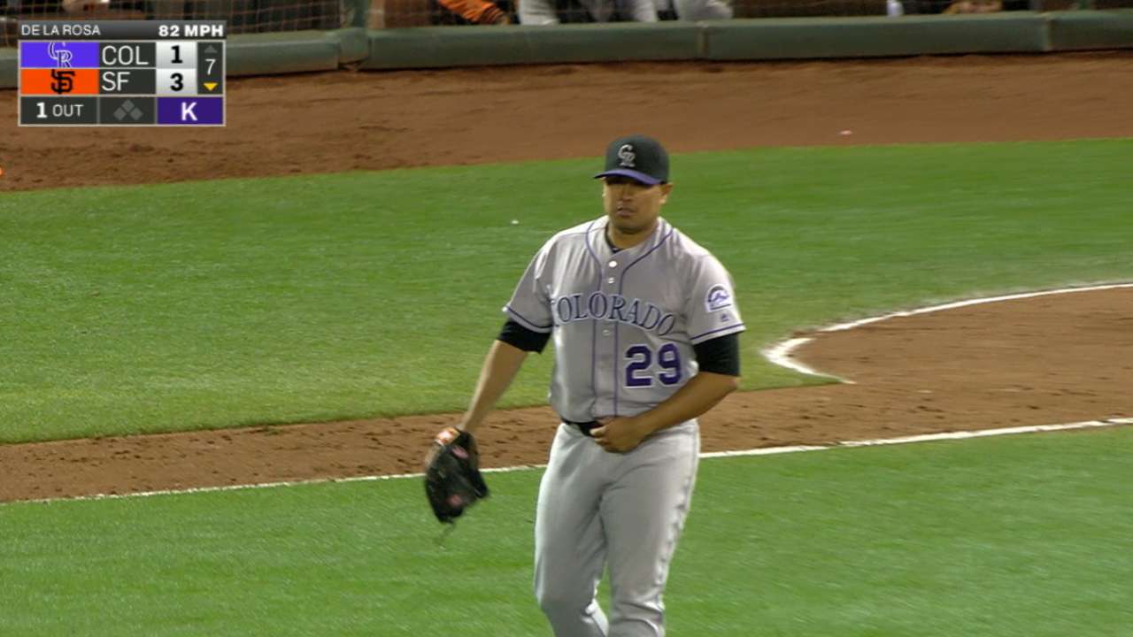 De La Rosa's effective outing