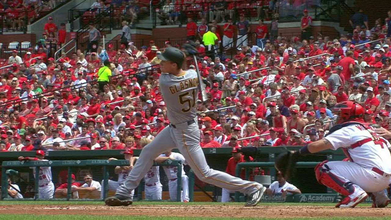 Glasnow's first career hit