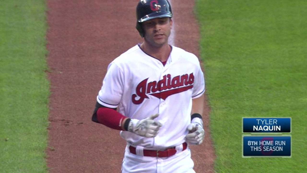 Naquin's solo home run