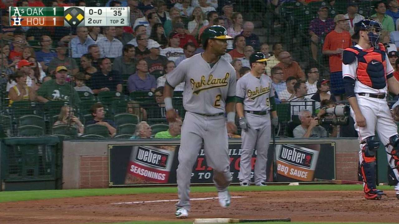 Batazos de Alonso ayudan a Hill, Atléticos a derrotar a Astros