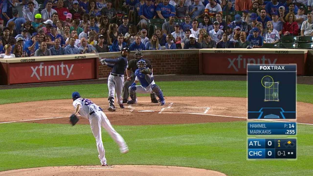 Markarkis brilla y Bravos vencen a Cubs en la 11ma
