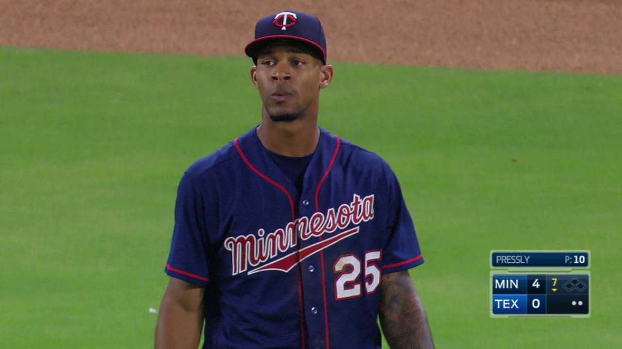 Buxton's athletic grab in center