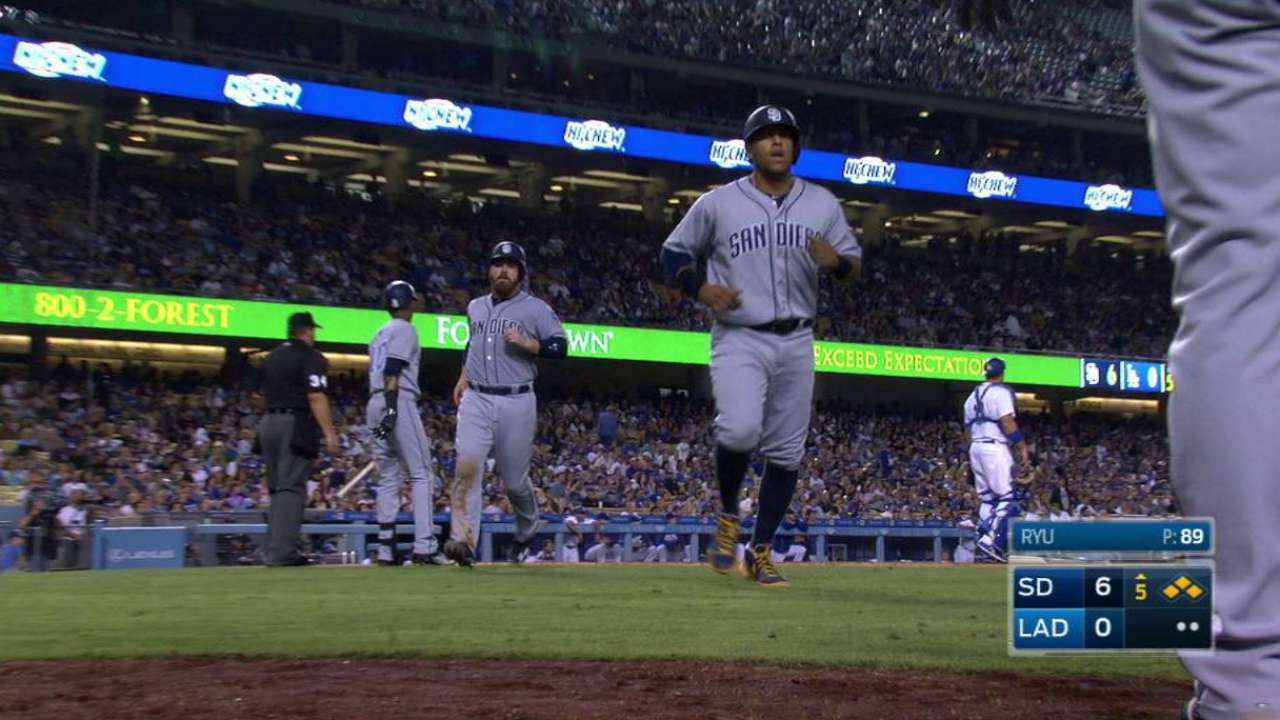 Dickerson's two-run triple
