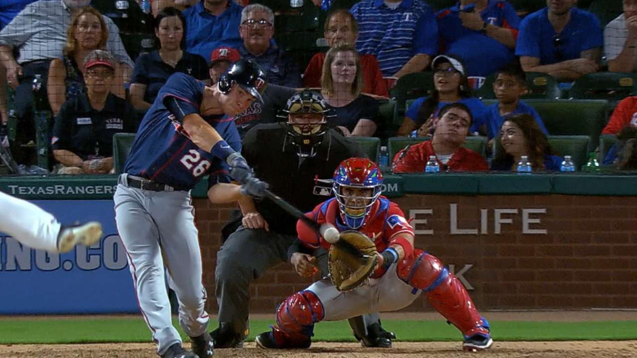 Twins pounce, finish with flourish in Texas