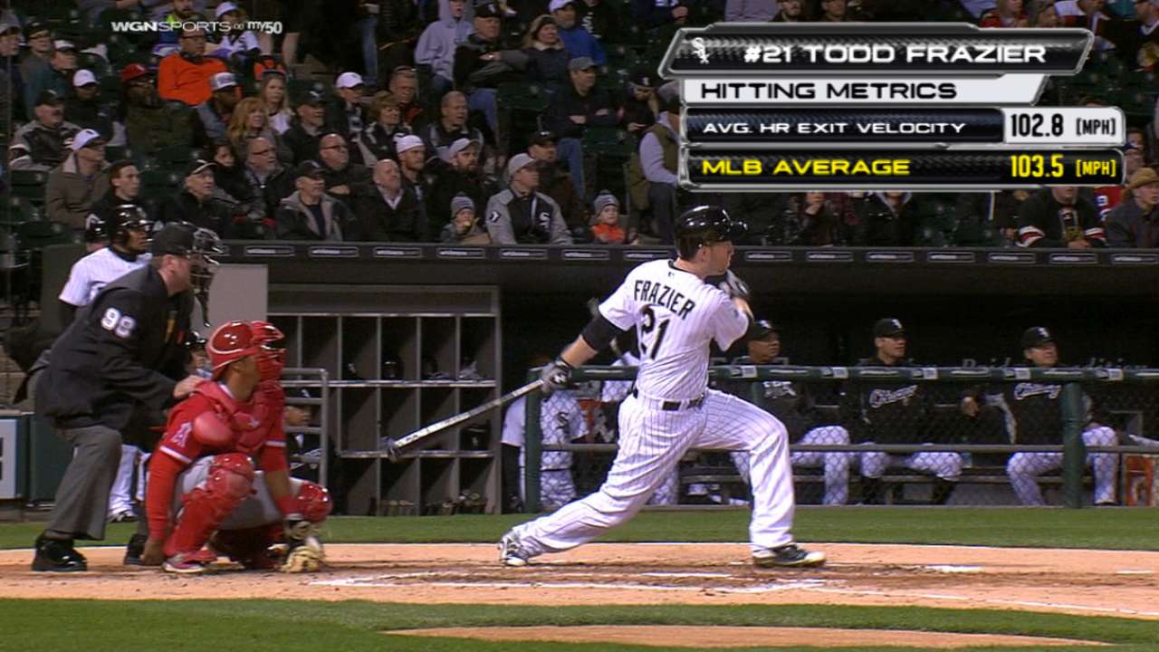Frazier displays power stroke