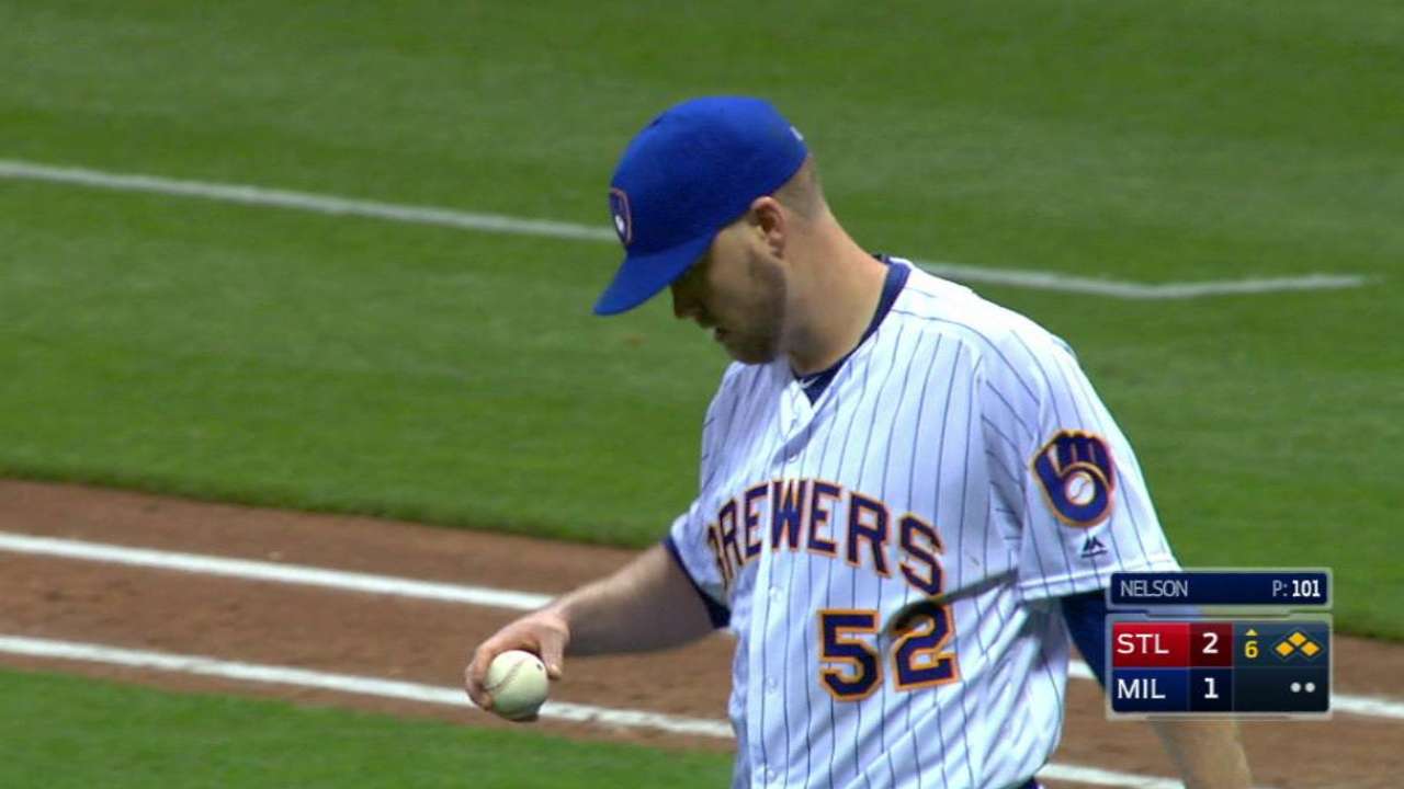 Nelson gets Molina at home