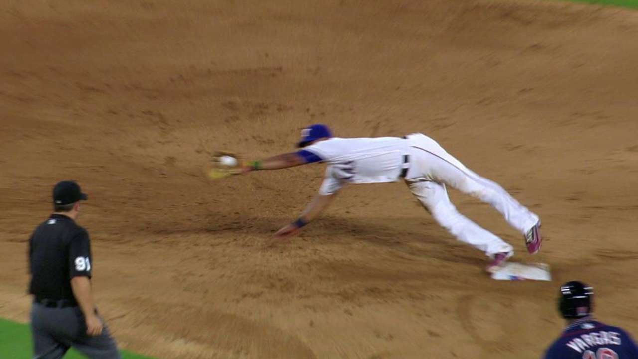 Profar's diving stop