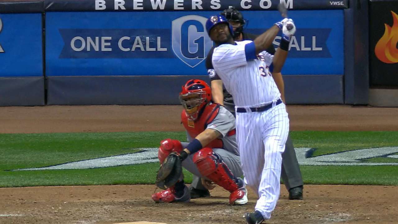 Lucroy, Carter go back-to-back