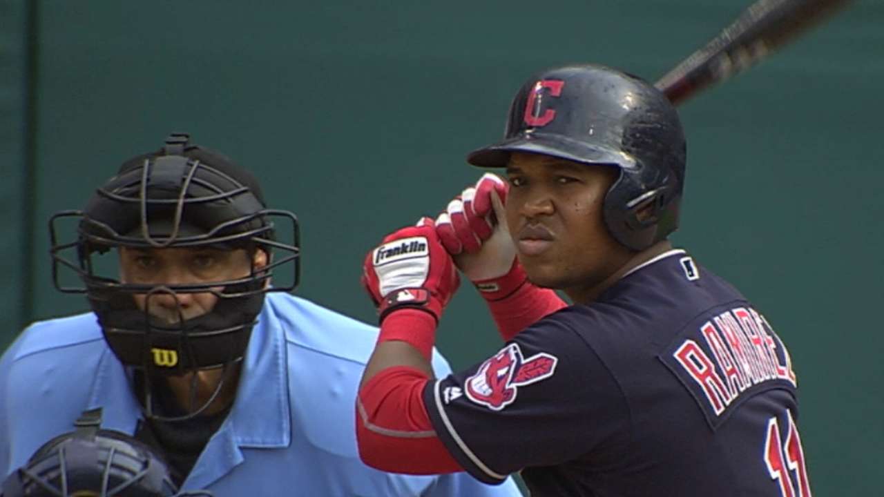 Ramirez's three RBI singles